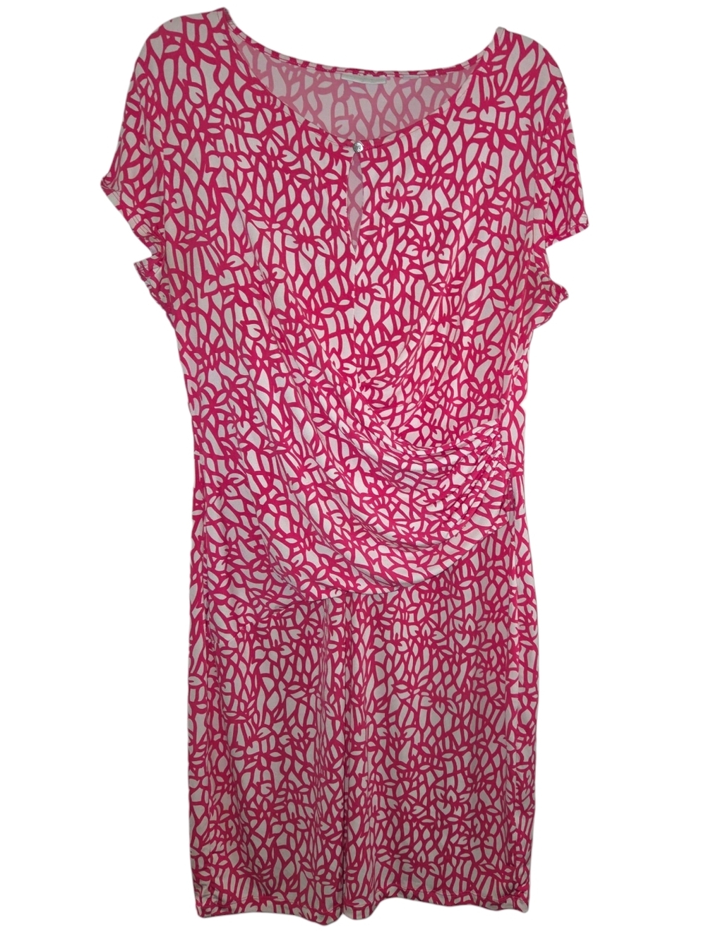 Pink New York & Company Stretch Sheath Dress